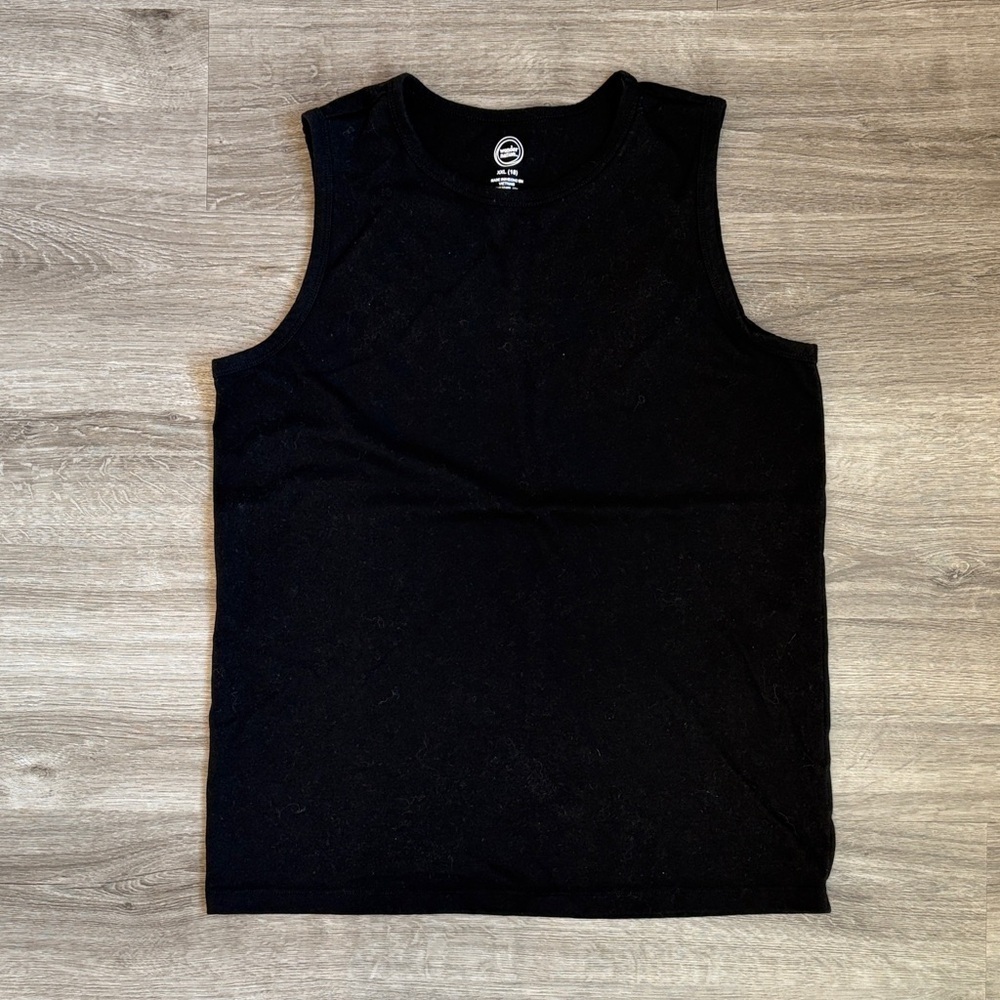 Wonder Nation boys black tank top